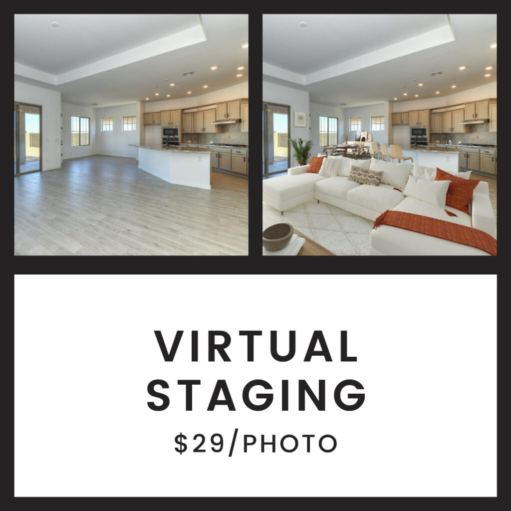 Virtual Staging Service - USA Based - VRX Staging - Only $29 Per Photo!